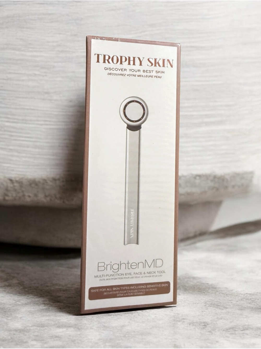 BrightenMD Trophy Skin- Multi-Function Eye, Face & Neck Tool -